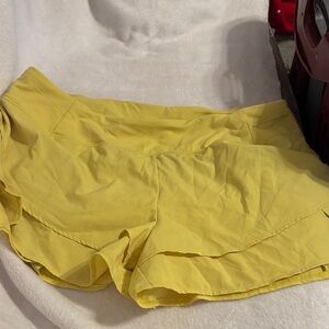 CALIA by Carrie Underwood Vibrant Yellow Athletic Shorts